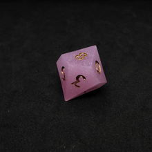 Load image into Gallery viewer, 'Astilbe' 8 Piece Resin DND Dice Set - Chronicle