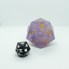 Load image into Gallery viewer, 'Colossal Quartz' Dragon Sized D20 - Chronicle