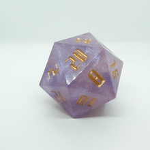 Load image into Gallery viewer, 'Colossal Quartz' Dragon Sized D20 - Chronicle