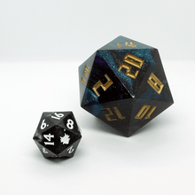 Load image into Gallery viewer, 'King Chameleon' Dragon Sized D20 - Chronicle