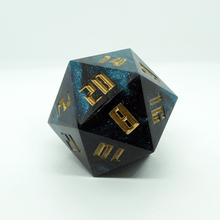 Load image into Gallery viewer, 'King Chameleon' Dragon Sized D20 - Chronicle