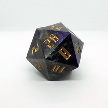 Load image into Gallery viewer, 'Purple Pachyderm' Dragon Sized D20 - Chronicle