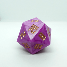 Load image into Gallery viewer, 'Rotund Royal' Dragon Sized D20 - Chronicle
