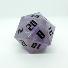 Load image into Gallery viewer, 'Sky Sparkle' Dragon Sized D20 - Chronicle