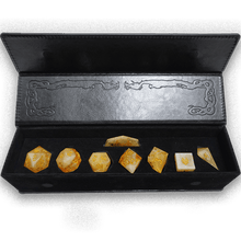 Load image into Gallery viewer, 'Zinnia' 8 Piece Resin DND Dice Set - Chronicle