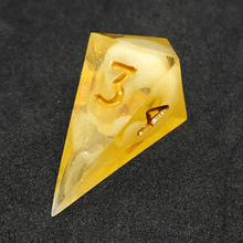 Load image into Gallery viewer, 'Zinnia' 8 Piece Resin DND Dice Set - Chronicle