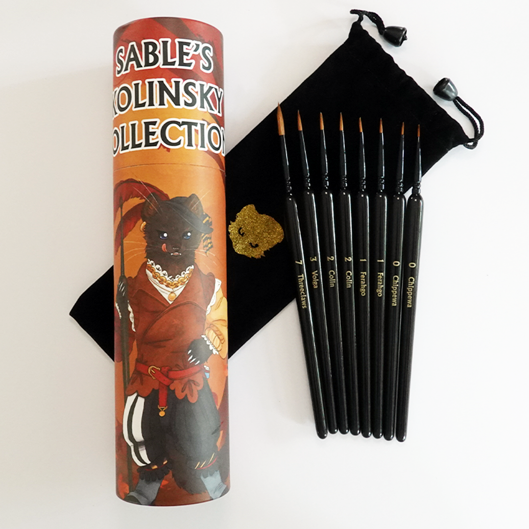 Kolinsky Series Sable Brushes by Jack Richeson