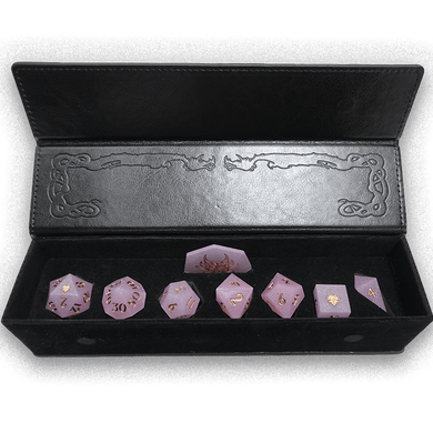 'Astilbe' 8 Piece Resin DND Dice Set - Chronicle