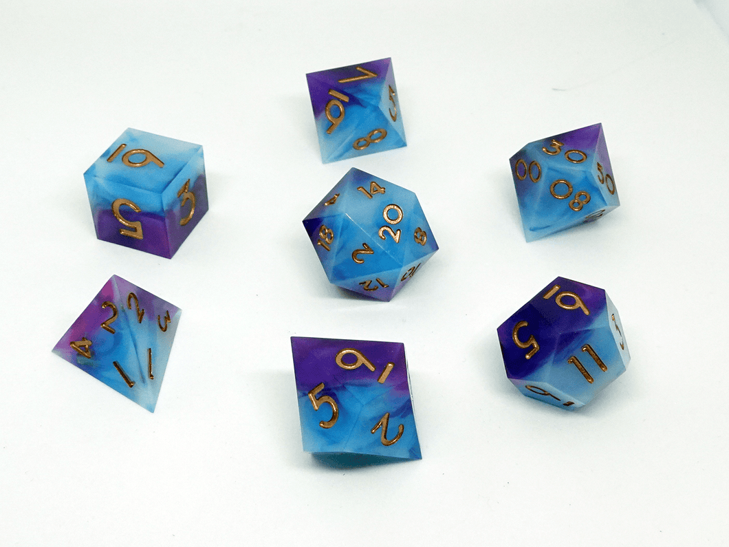 'Beyond' Sharp Resin Dice Set - Chronicle