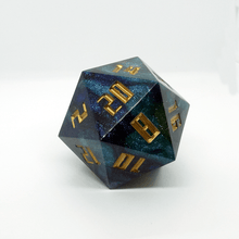 Load image into Gallery viewer, &#39;Brobdingnang Galaxy&#39; Dragon Sized D20 - Chronicle
