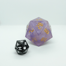 Load image into Gallery viewer, &#39;Colossal Quartz&#39; Dragon Sized D20 - Chronicle
