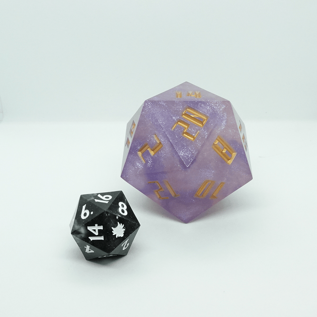 'Colossal Quartz' Dragon Sized D20 - Chronicle