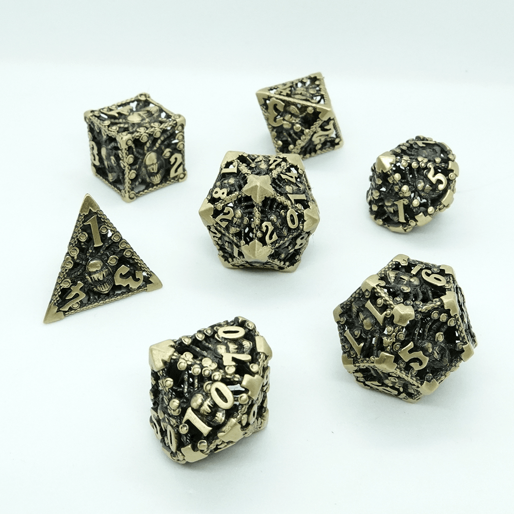 'Gold Beholden' Metal Dice Set - Chronicle