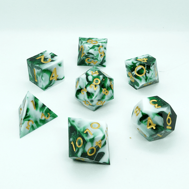 'Mint' Sharp Resin Dice Set - Chronicle