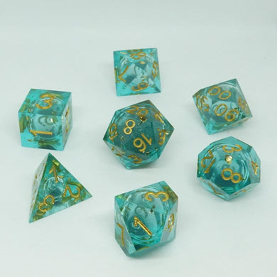 Molten Lagoon Liquid Core Dice Set - Chronicle