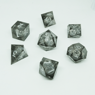 Molten Quicksilver Liquid Core Dice Set - Chronicle