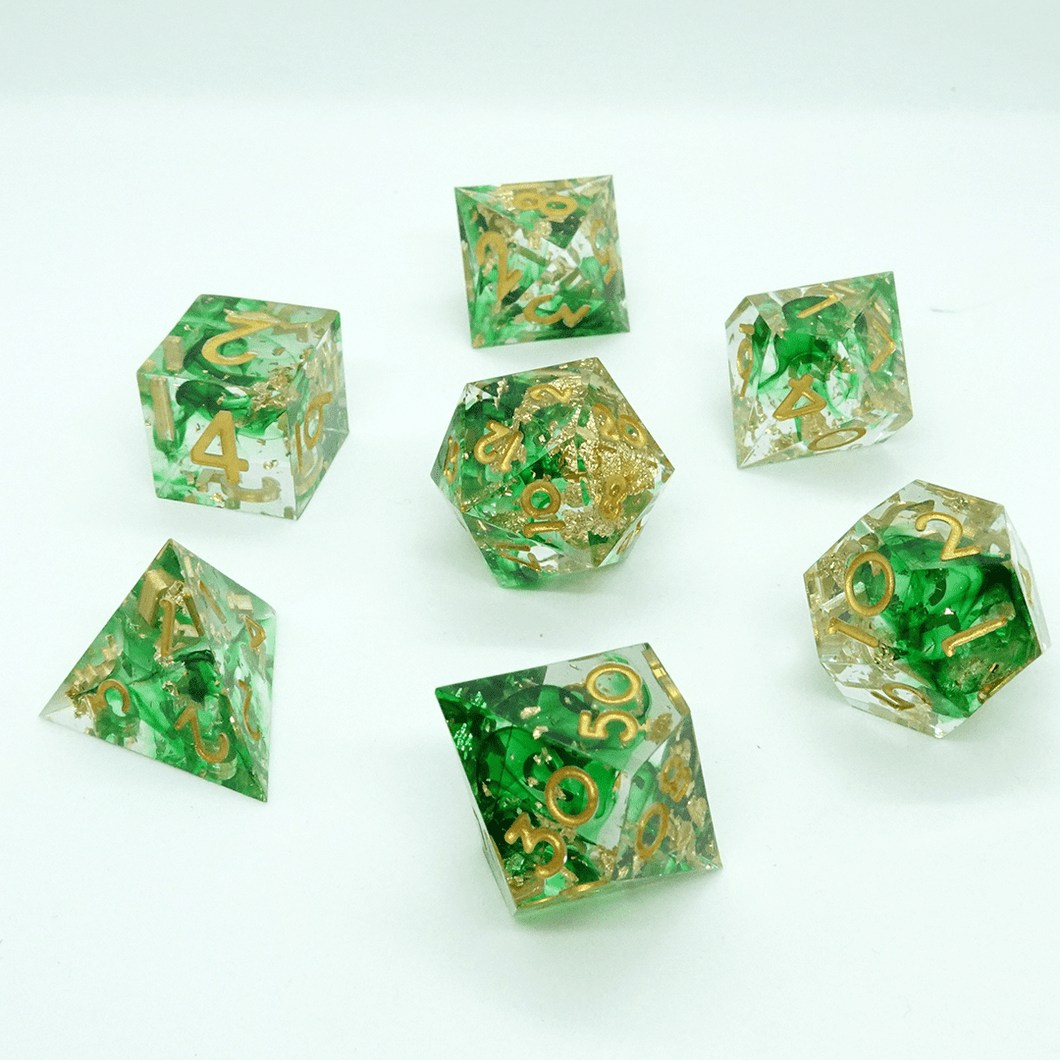 'Murky Treasure' Sharp Resin Dice Set - Chronicle