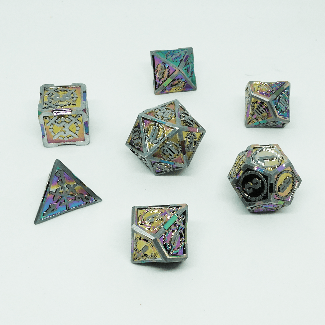 'Prismatic Arms' Metal Dice Set - Chronicle