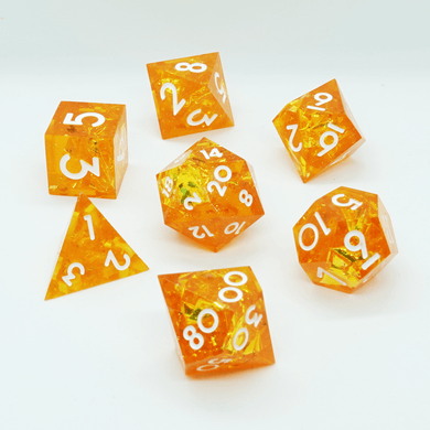 'Spark' Sharp Resin Dice Set - Chronicle