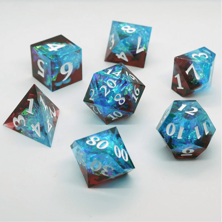 'Supera' Sharp Resin Dice Set - Chronicle