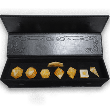 Load image into Gallery viewer, &#39;Zinnia&#39; 8 Piece Resin DND Dice Set - Chronicle
