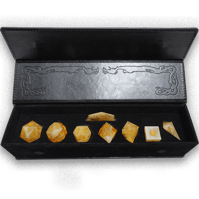 'Zinnia' 8 Piece Resin DND Dice Set - Chronicle