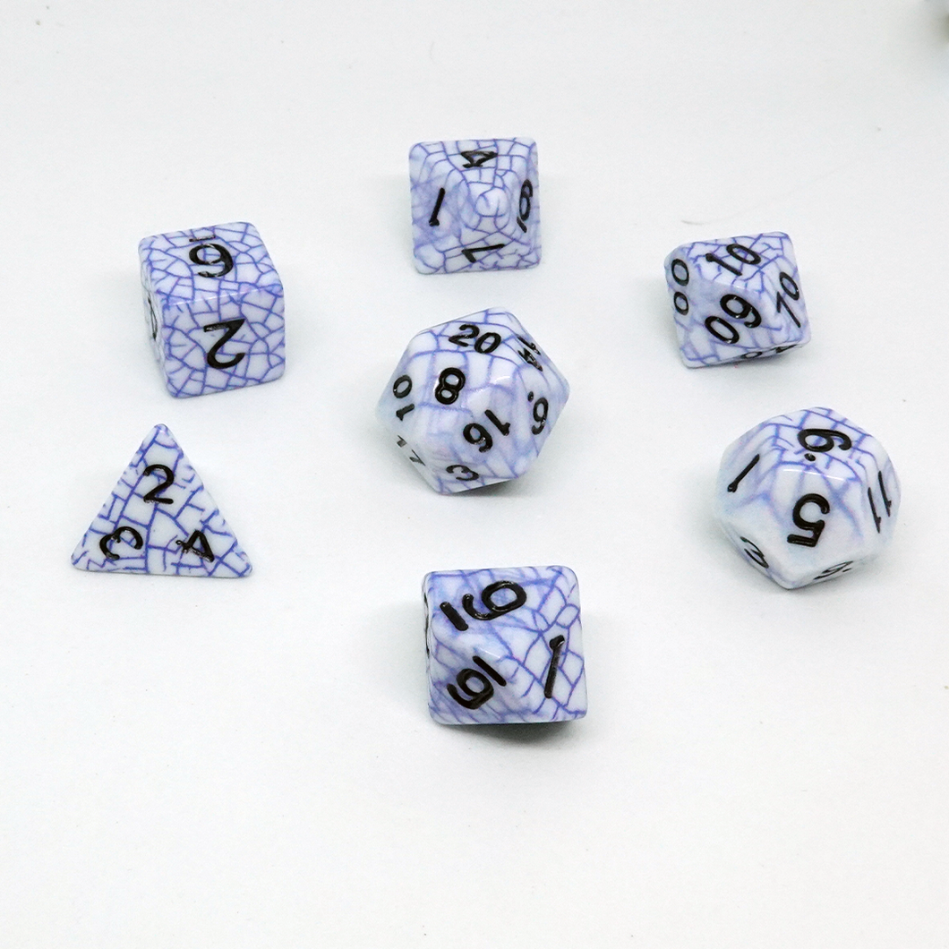 Basilisk Scales' Resin Dice Set