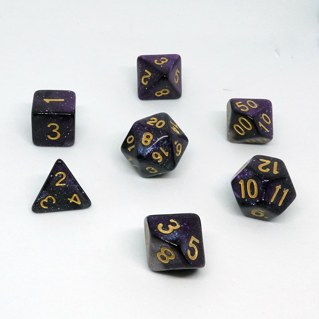 Depths Cosmos' Resin Dice Set