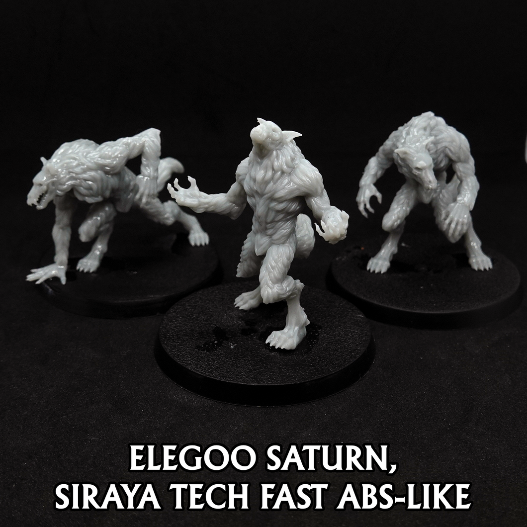 Howler Pack 3D Printed Minis (+ Pre-Supported Digital Files)