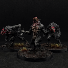 Load image into Gallery viewer, Howler Pack 3D Printed Minis (+ Pre-Supported Digital Files)
